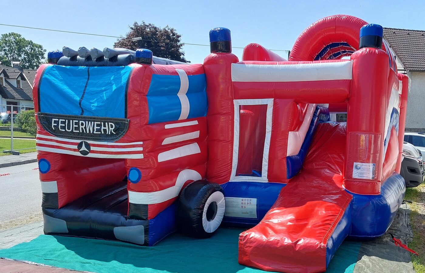 Feuerwehr Multiplay Hüpfburg